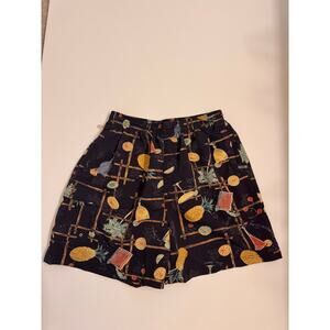 Tori Richard Men's Swim Trunks Cocktail Theme Lined Size XL Multicolor 5.5"